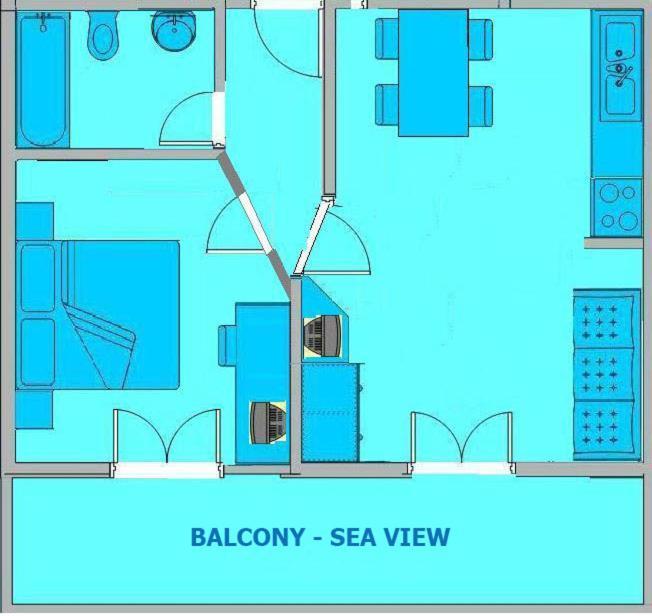 Apartment mit Meerblick