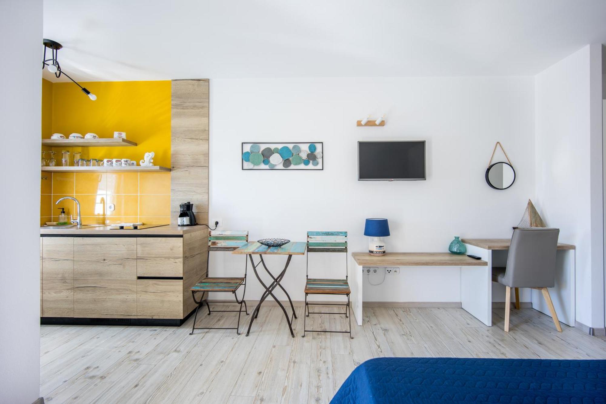 Studio with Balcony