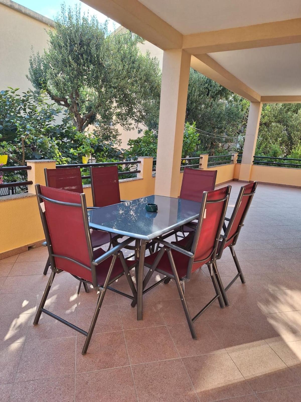 Apartment mit Gartenblick